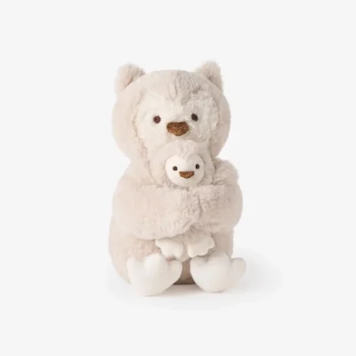 Luxurious White and Brown Owl