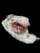 The Crying Siren: Artist-Crafted Whimsigoth Seashell Eye Sculpture